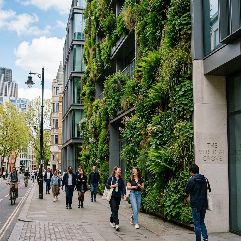 Muros verdes y fachadas vegetales que ayudan a refrescar nuestras ciudades 1 edificio fachadas vegetales